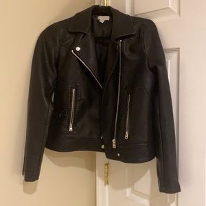 Topshop Faux Leather Jacket